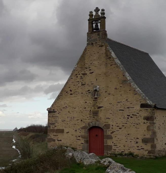 Vue Mer Pour Une Escale En Baie Du Mt-St-Michel Cherrueix Zewnętrze zdjęcie
